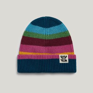 Luca - Organic Cotton Beanie in Masquerade Rainbow